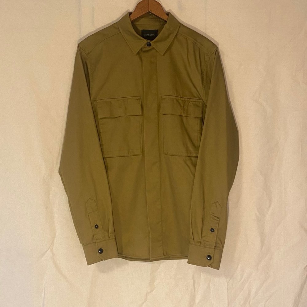 Olive Drab Scotch & Soda Shirt